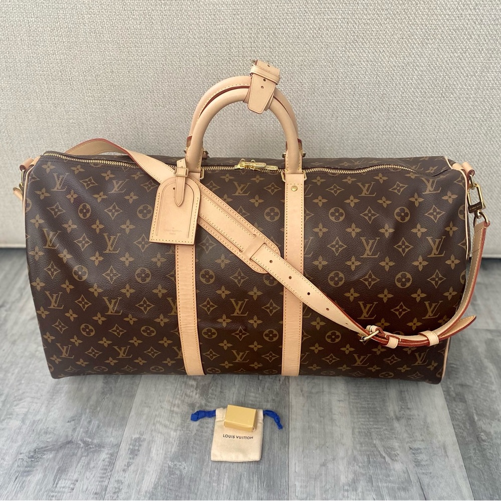 ❌ SOLD ❌ Louis Vuitton Keepall 55 Bandouliere Travel Bag Monogram Canvas
